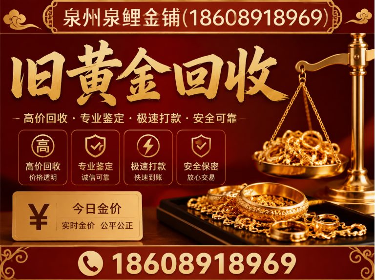 惠安县黄金回收展示图